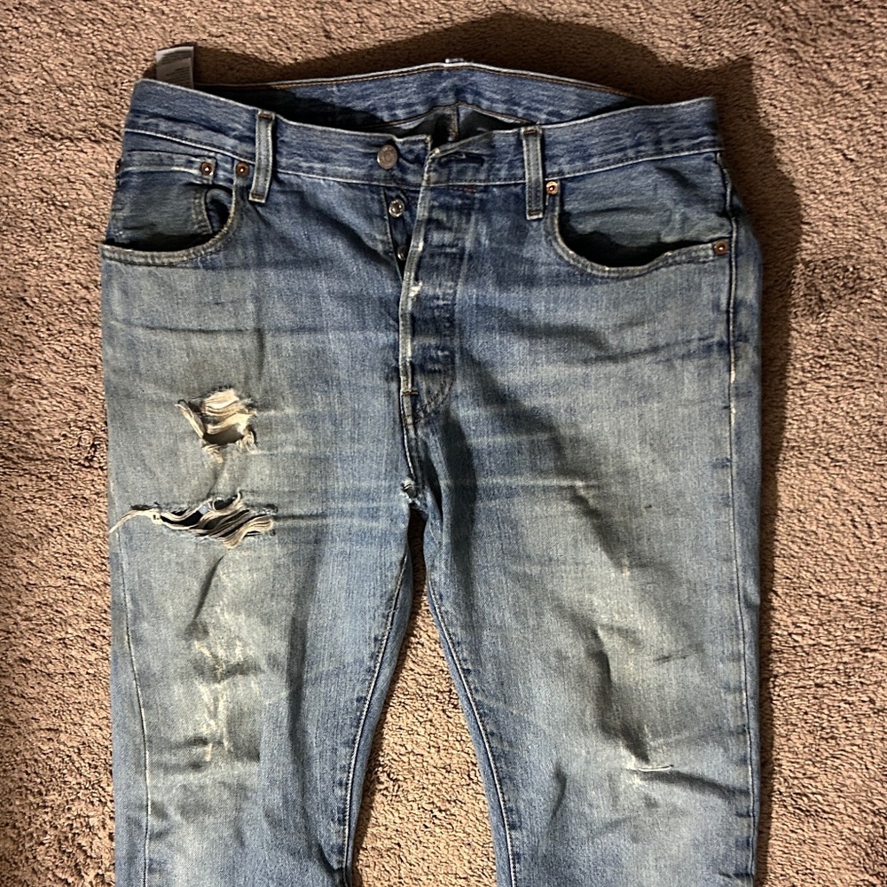 Original 100% Cottom Levi 501 jeans 33 x 32